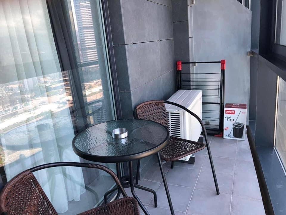 Studio in Alliance Palace, glassed balcony