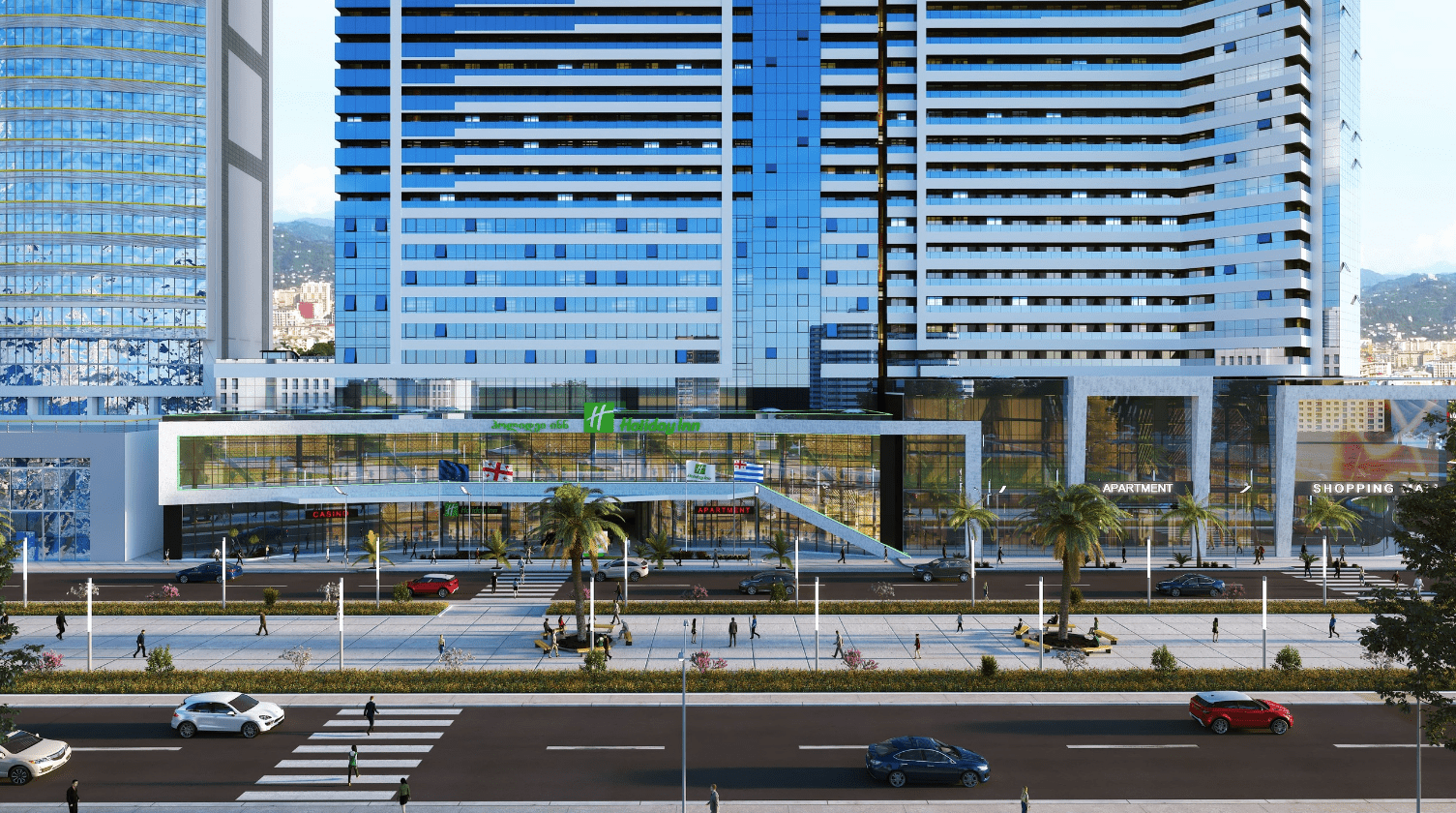 Studio apartment in Blue Sky Tower