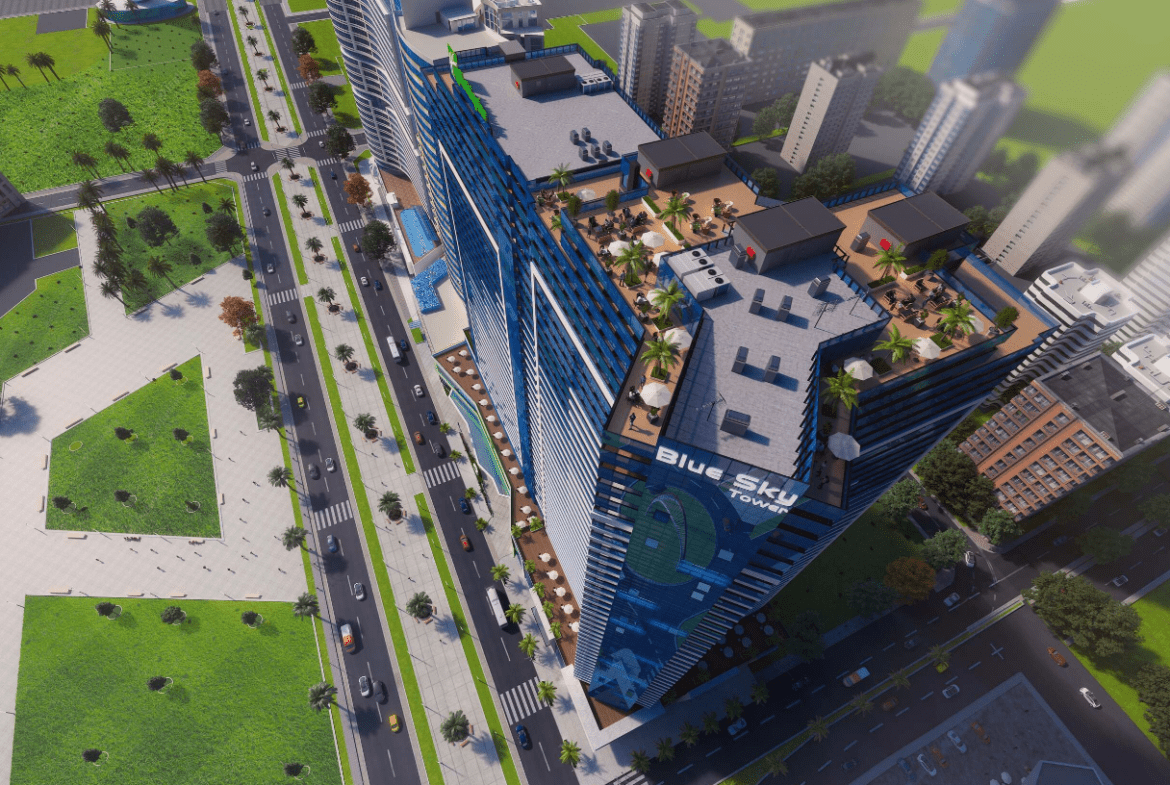 Studio apartment in Blue Sky Tower