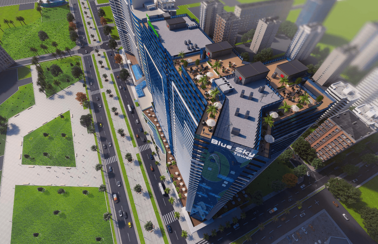 Studio apartment in Blue Sky Tower