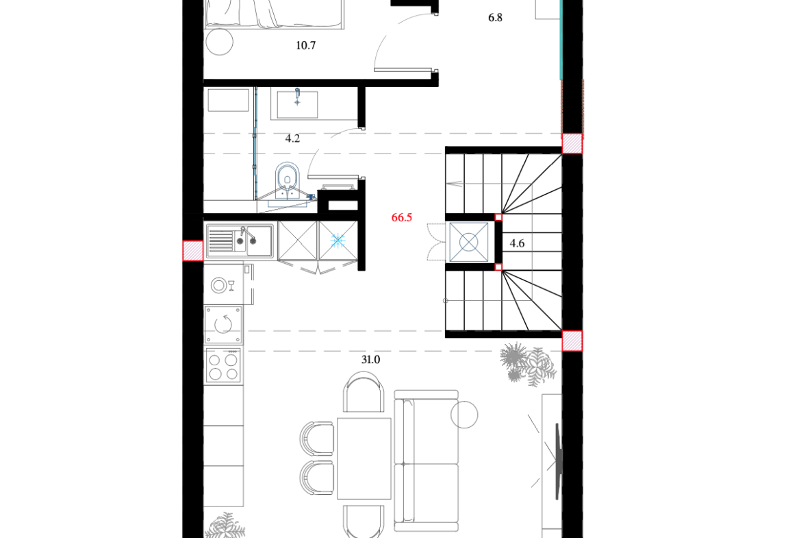Townhouse for sale in Batumi
