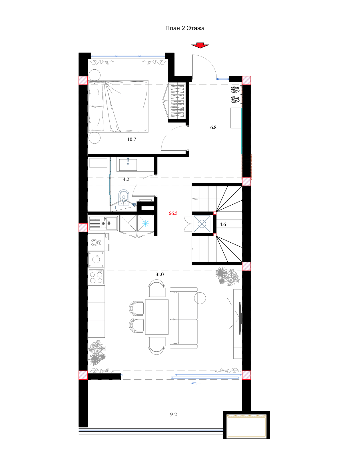 Townhouse for sale in Batumi