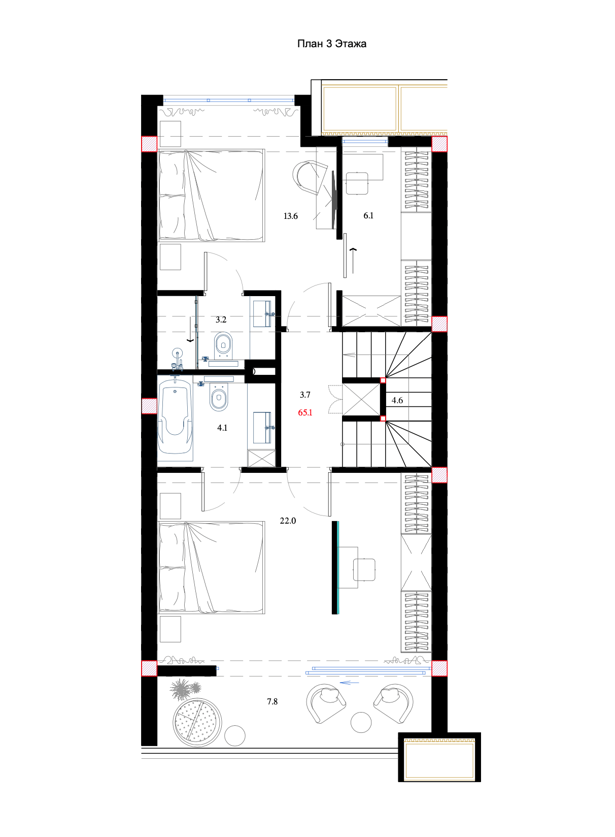 Townhouse for sale in Batumi