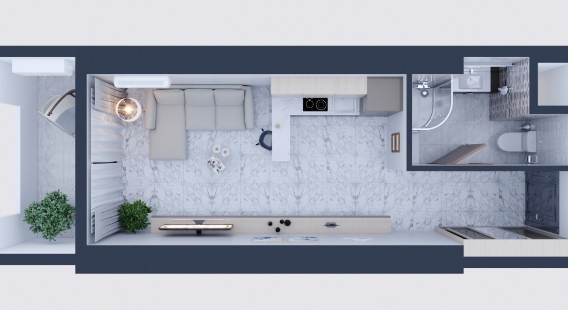 Intourist Residence complex in Batumi