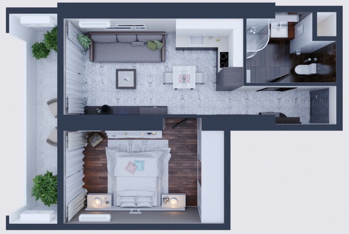 Intourist Residence complex in Batumi