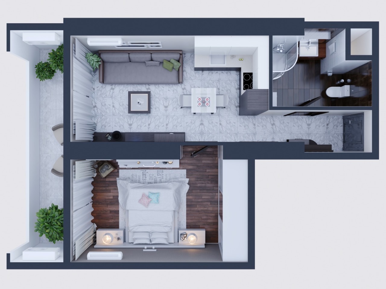 Intourist Residence complex in Batumi