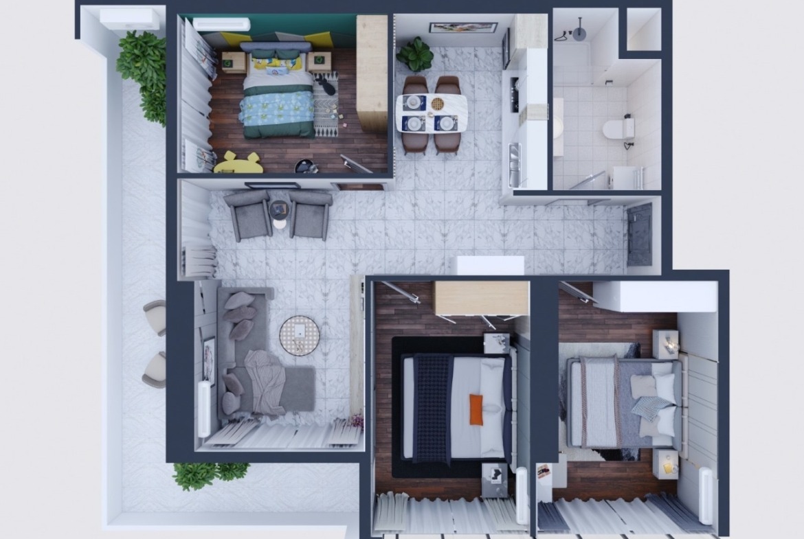Intourist Residence complex in Batumi