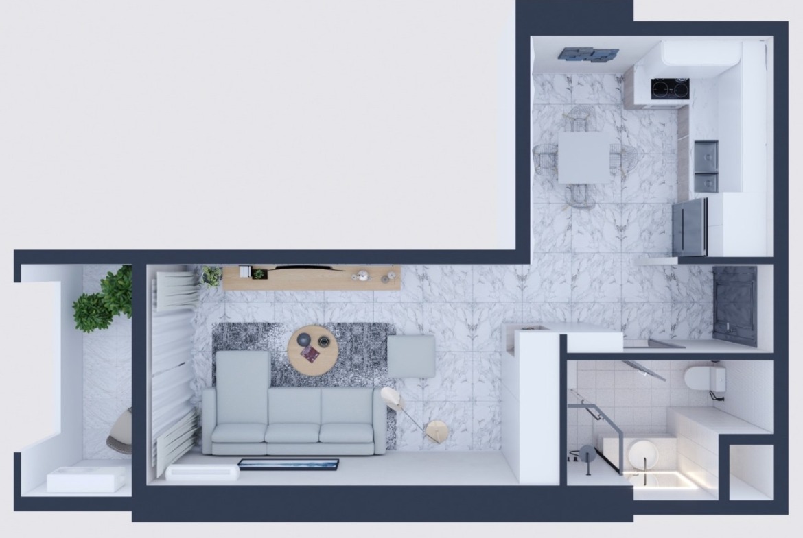 Intourist Residence complex in Batumi
