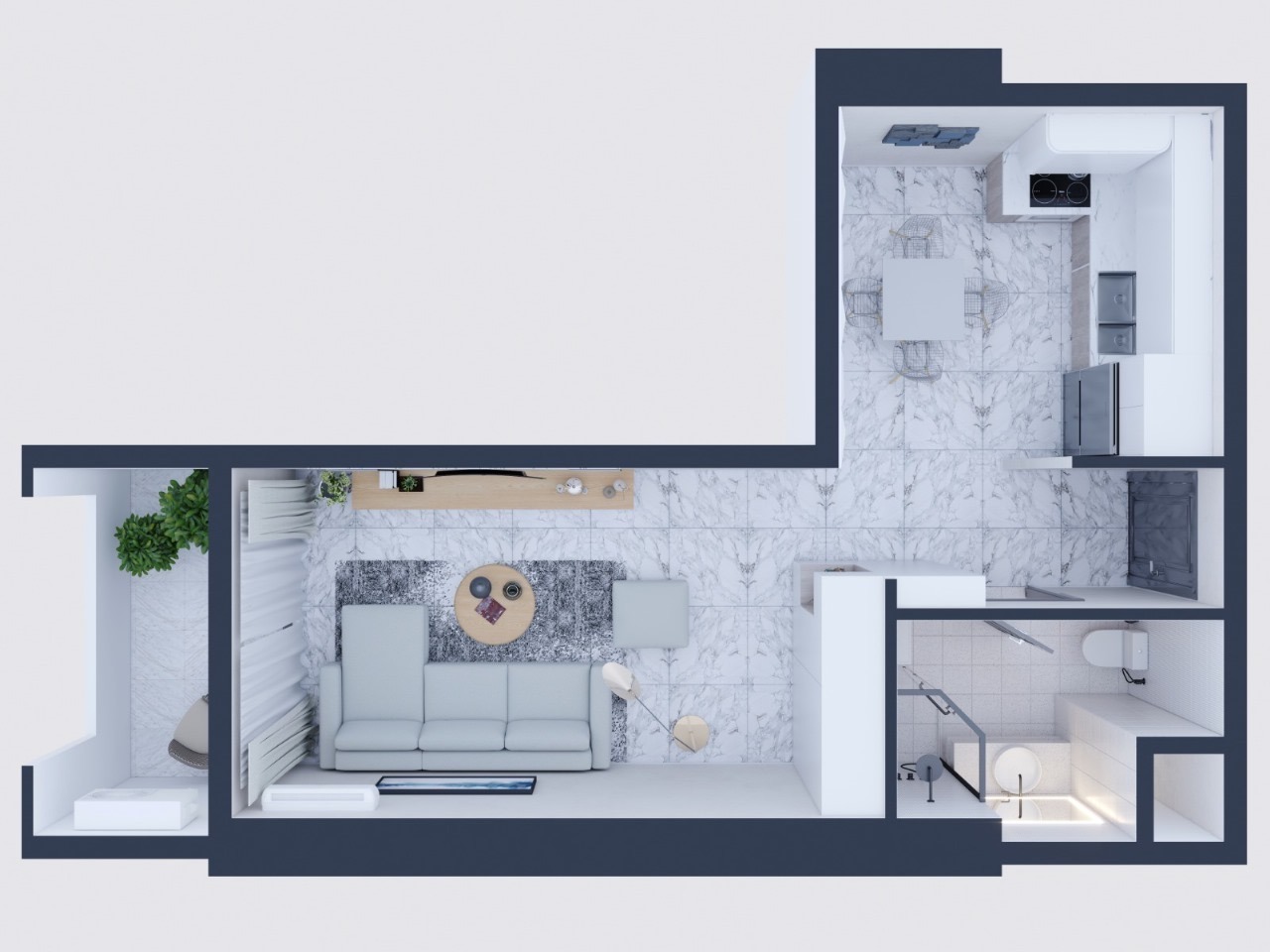 Intourist Residence complex in Batumi