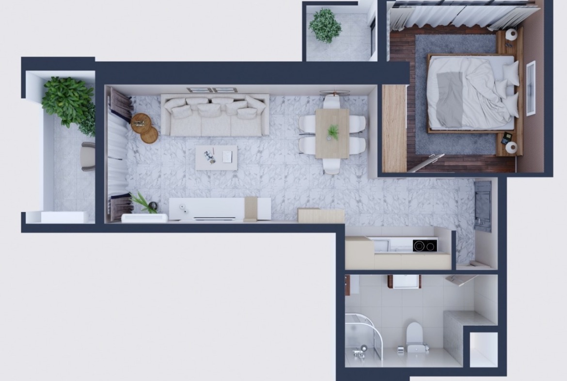 Intourist Residence complex in Batumi