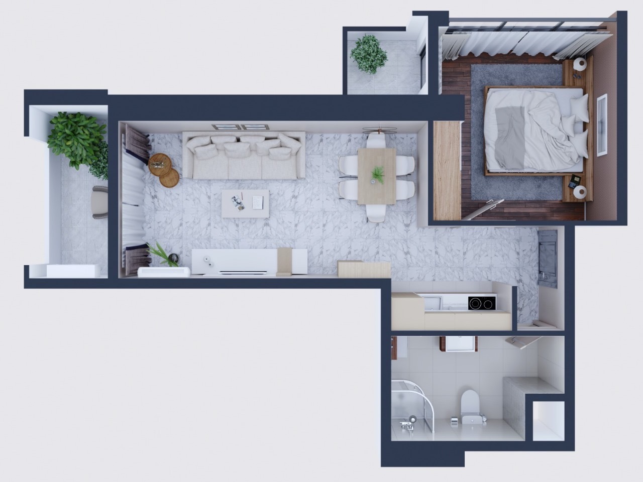 Intourist Residence complex in Batumi