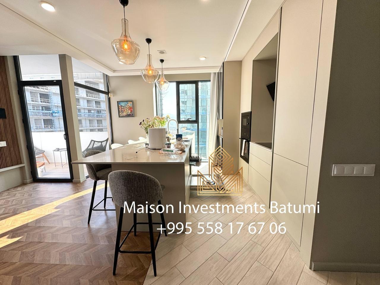 Three rooms apartment in Black sea Towers