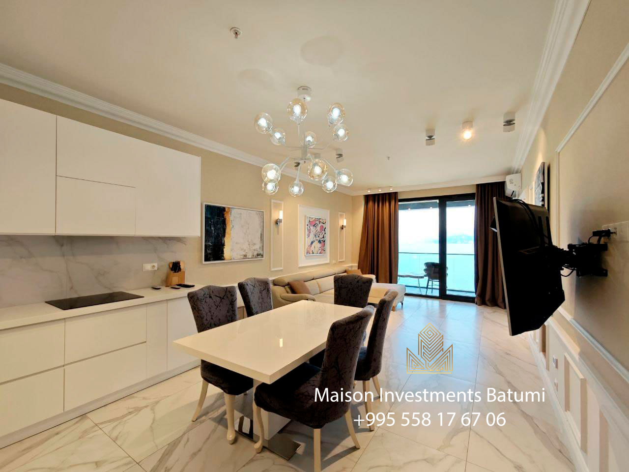 Two rooms apartment in Porta Tower