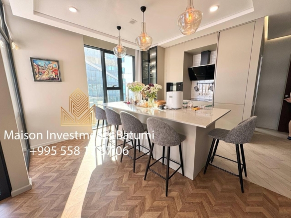 Three rooms apartment in Black sea Towers