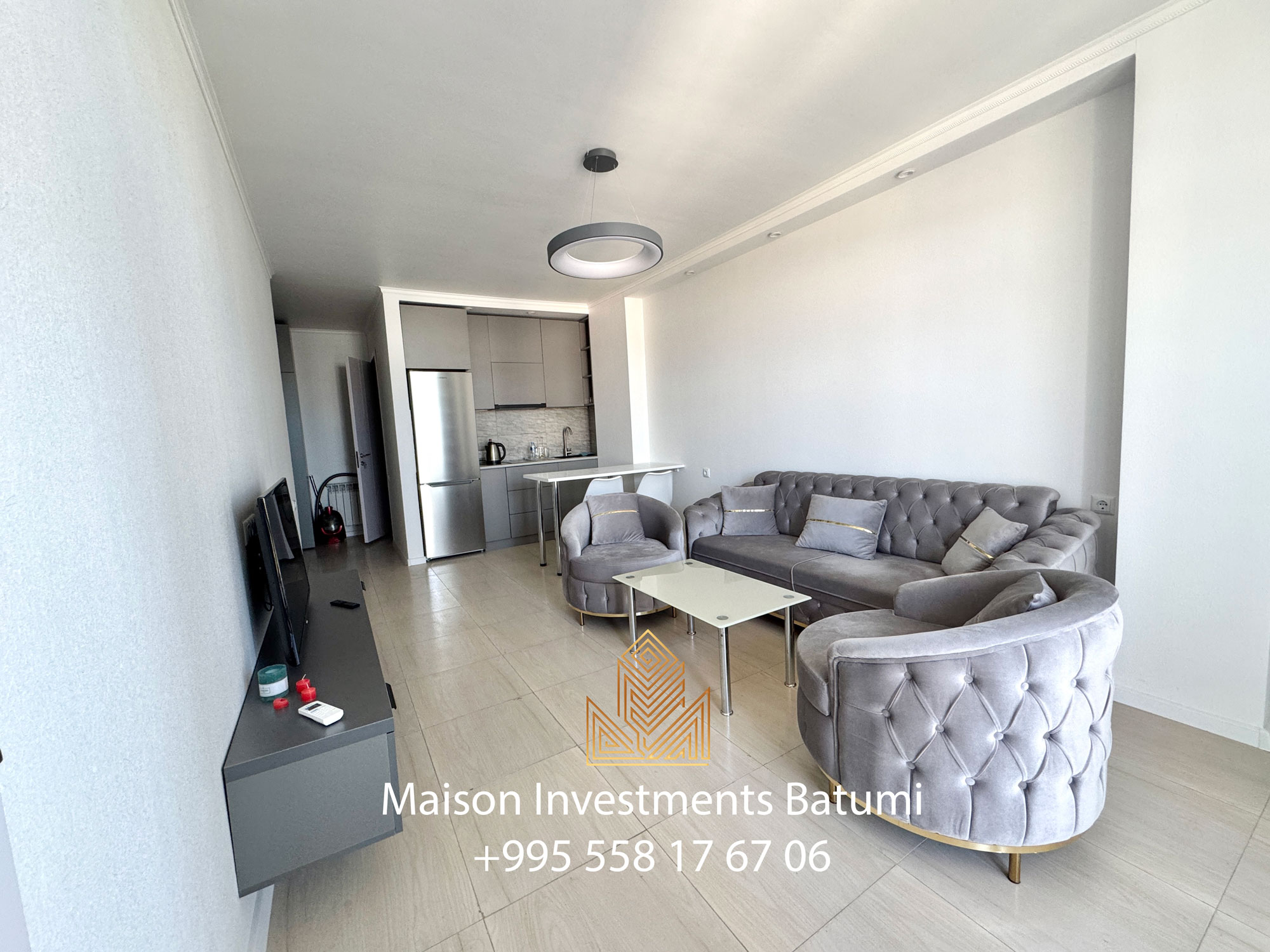 Three rooms apartment in old part of Batumi