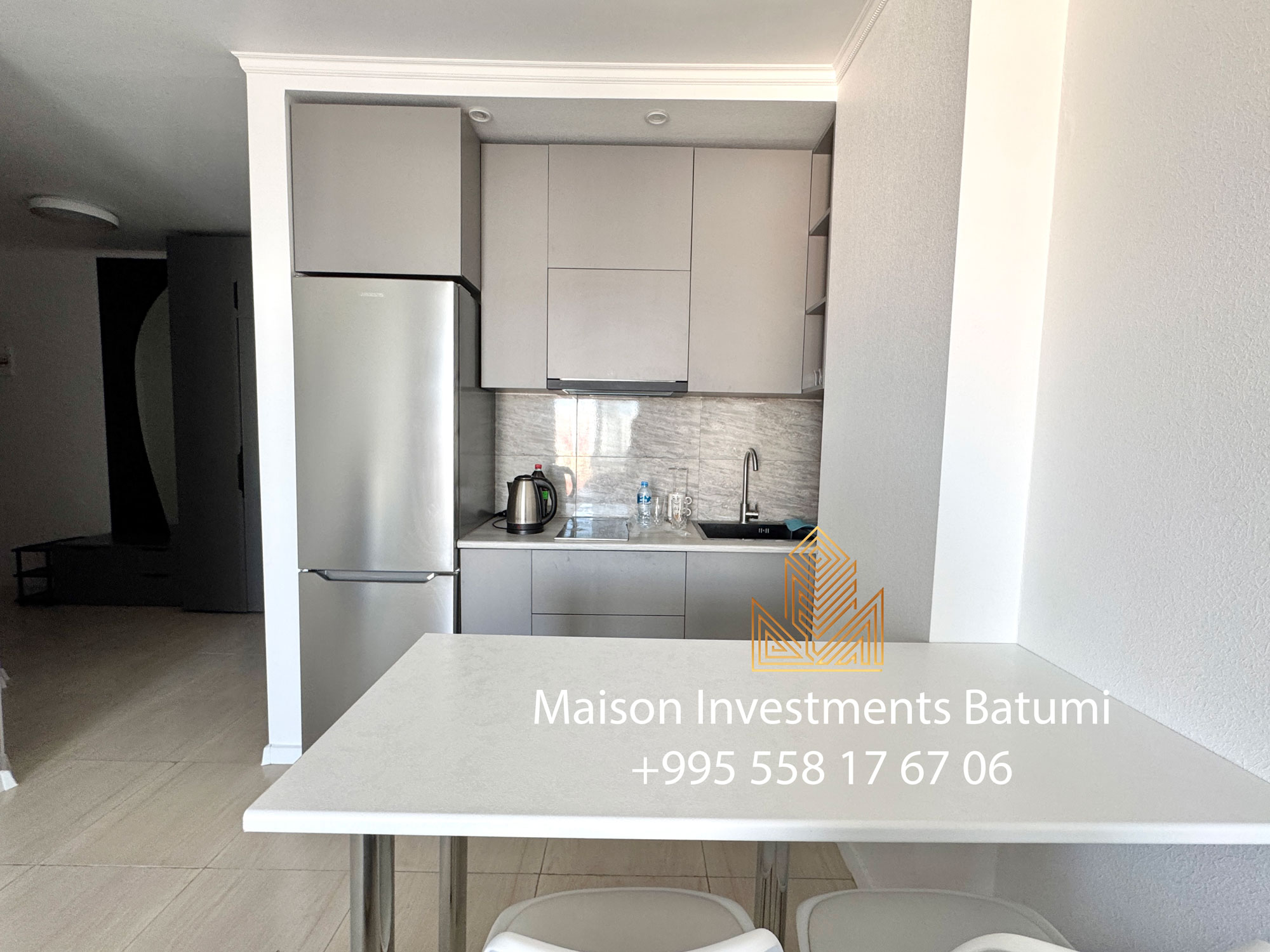 Three rooms apartment in old part of Batumi