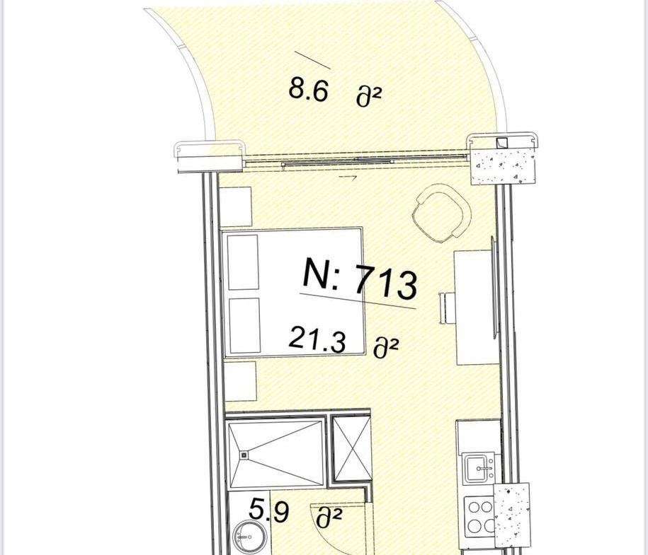 Studio for sale in Next Collection