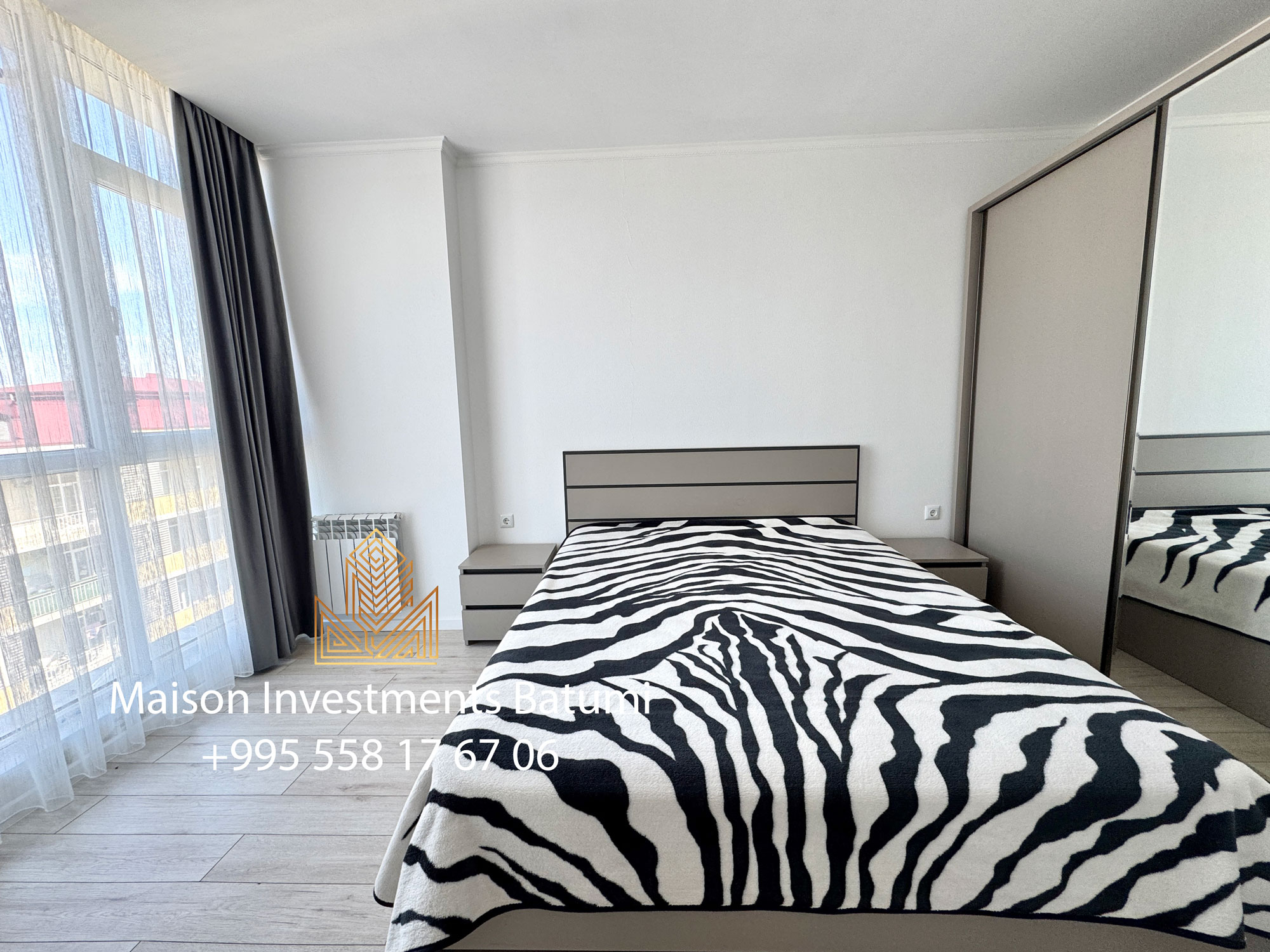 Three rooms apartment in old part of Batumi