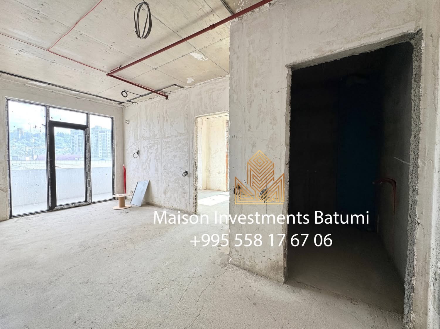 Two rooms apartment in Portline, Gumbati