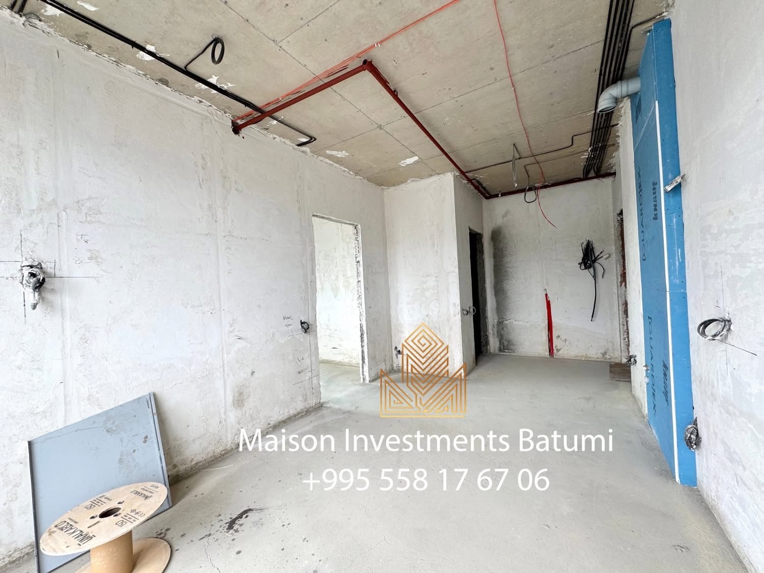 Two rooms apartment in Portline, Gumbati