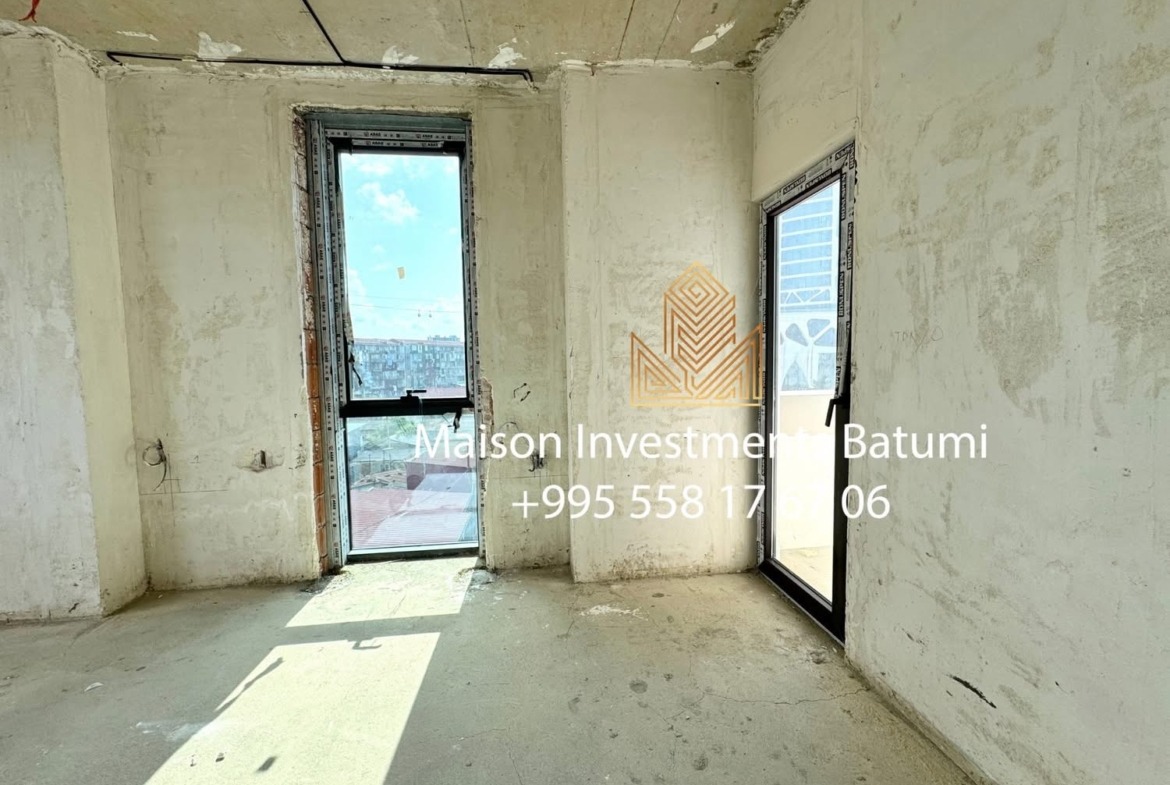 Two rooms apartment in Portline, Gumbati