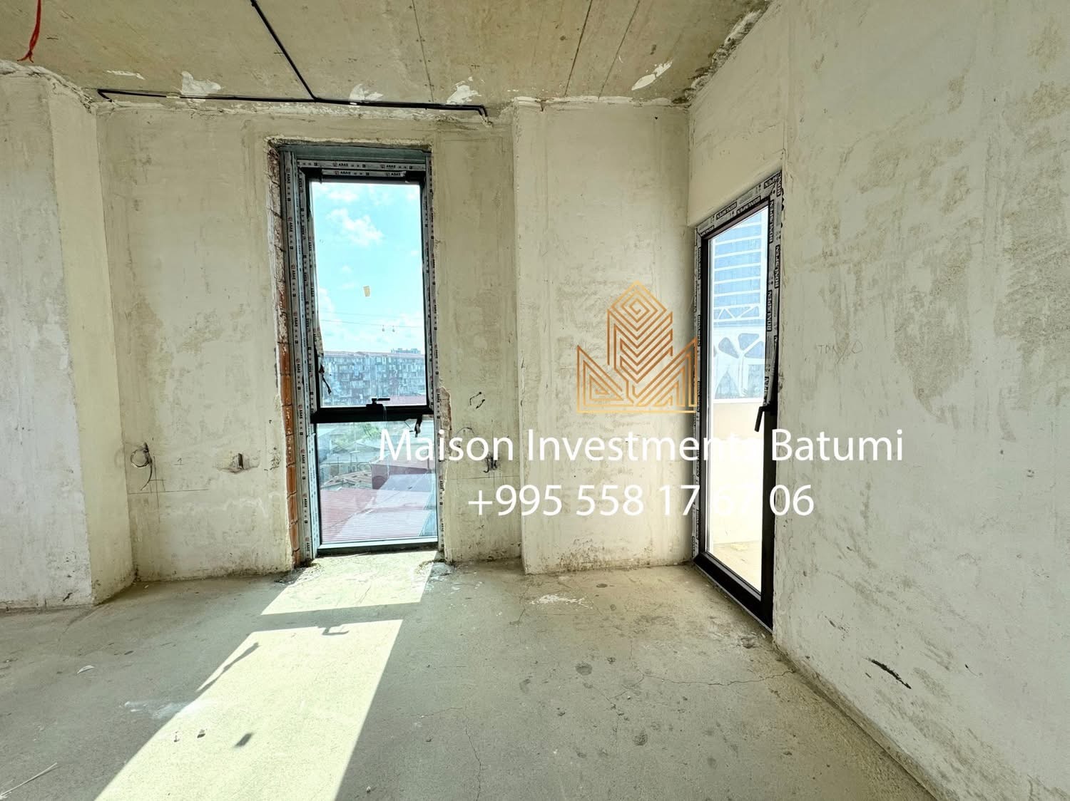 Two rooms apartment in Portline, Gumbati