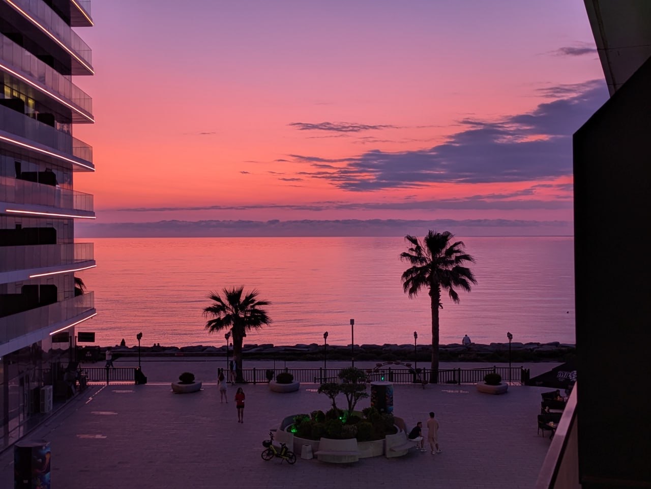 Two rooms apartment in Batumi view