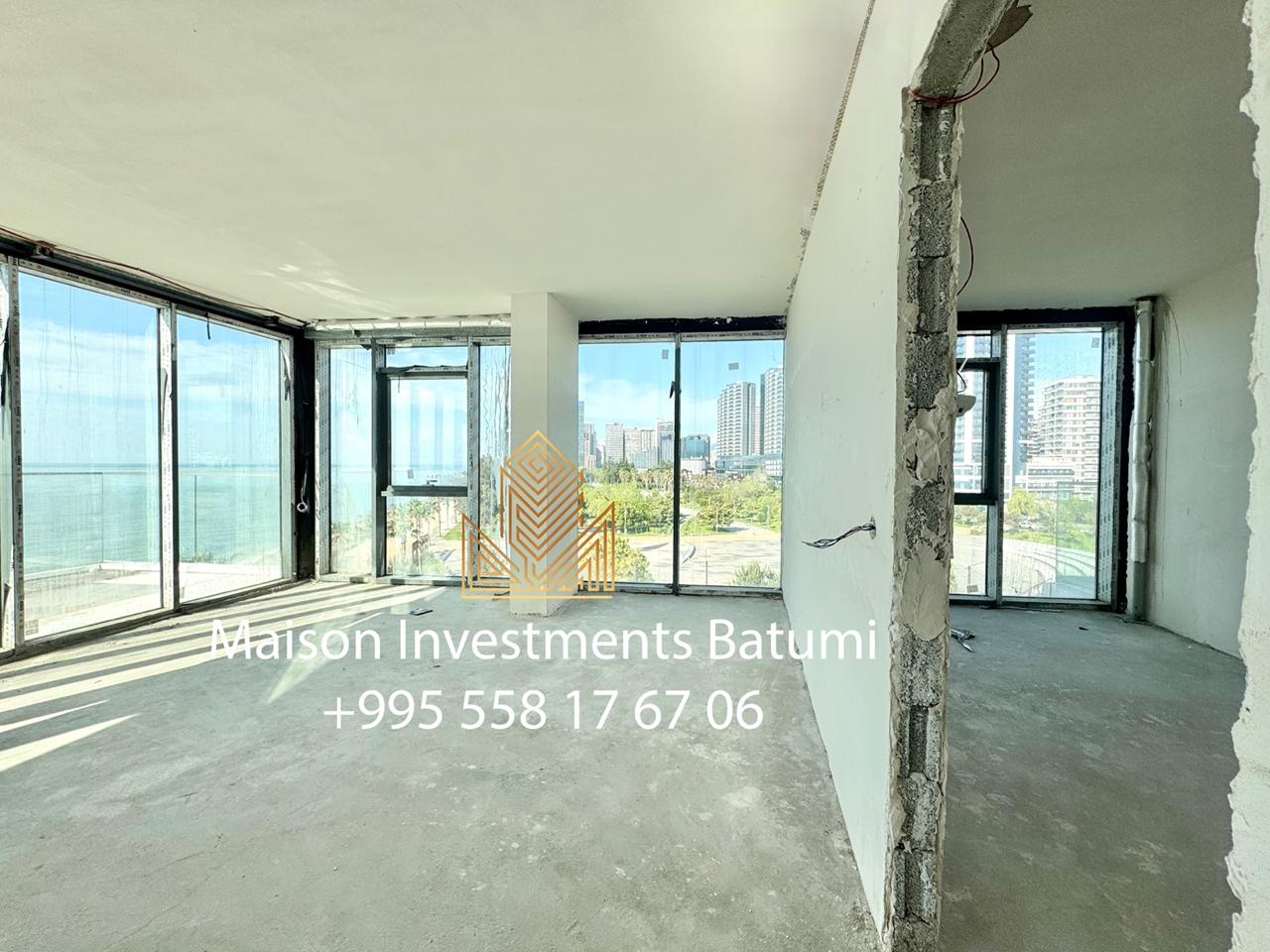 Three room apartment for sale in Batumi view