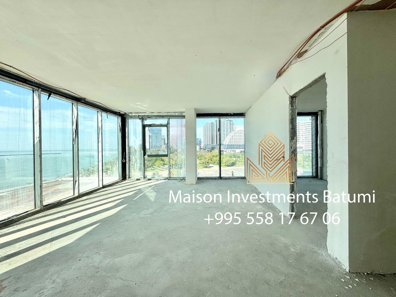 Three room apartment for sale in Batumi view