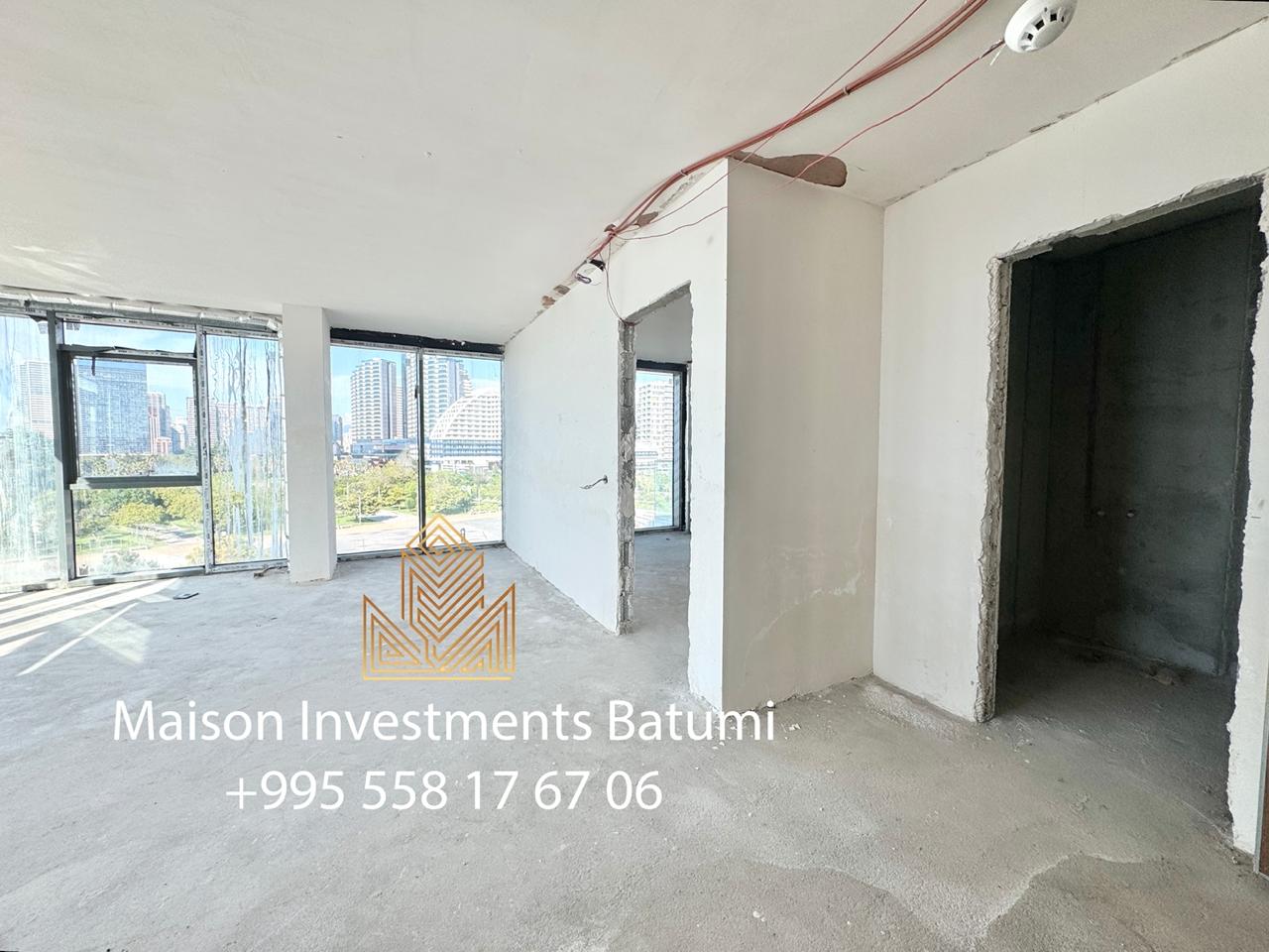 Three room apartment for sale in Batumi view