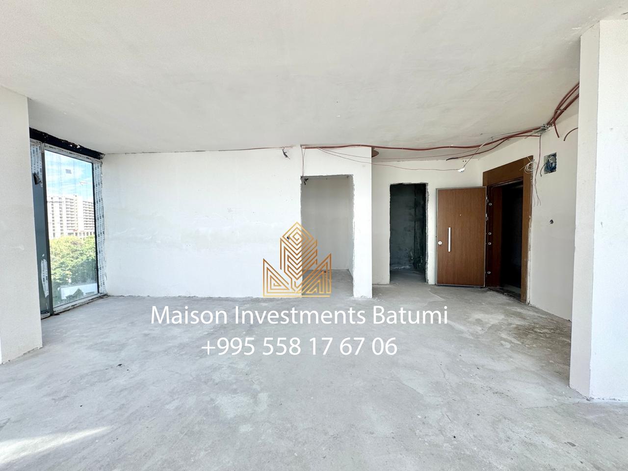 Three room apartment for sale in Batumi view