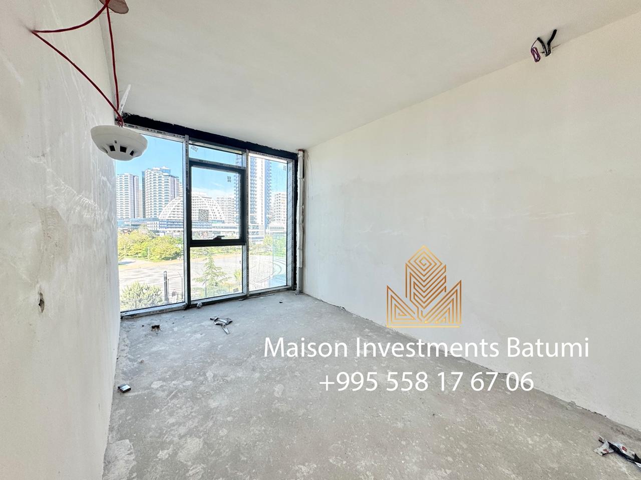 Three room apartment for sale in Batumi view