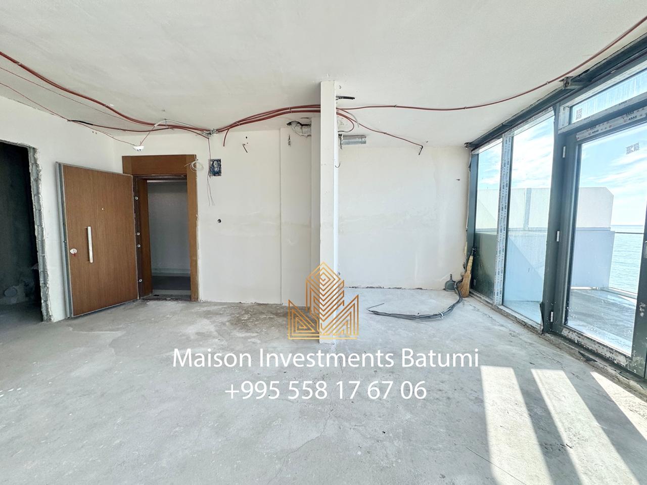 Three room apartment for sale in Batumi view