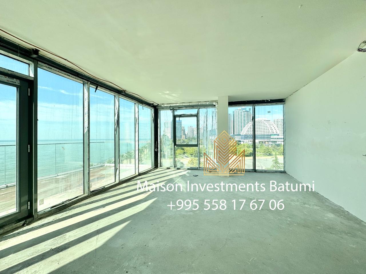 Three room apartment for sale in Batumi view