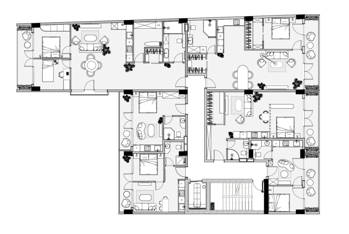 New project in Old Batumi, K4 Residence on Kldiashvili