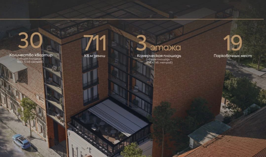 New project in Old Batumi, K4 Residence on Kldiashvili