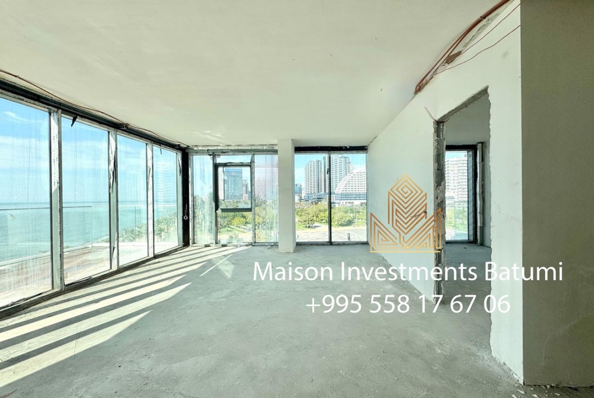 Three room apartment for sale in Batumi view