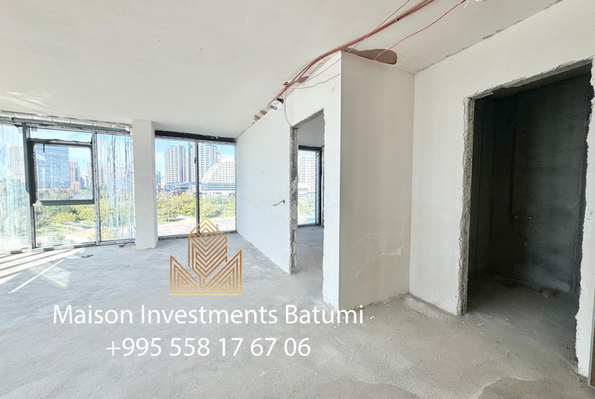 Three room apartment for sale in Batumi view