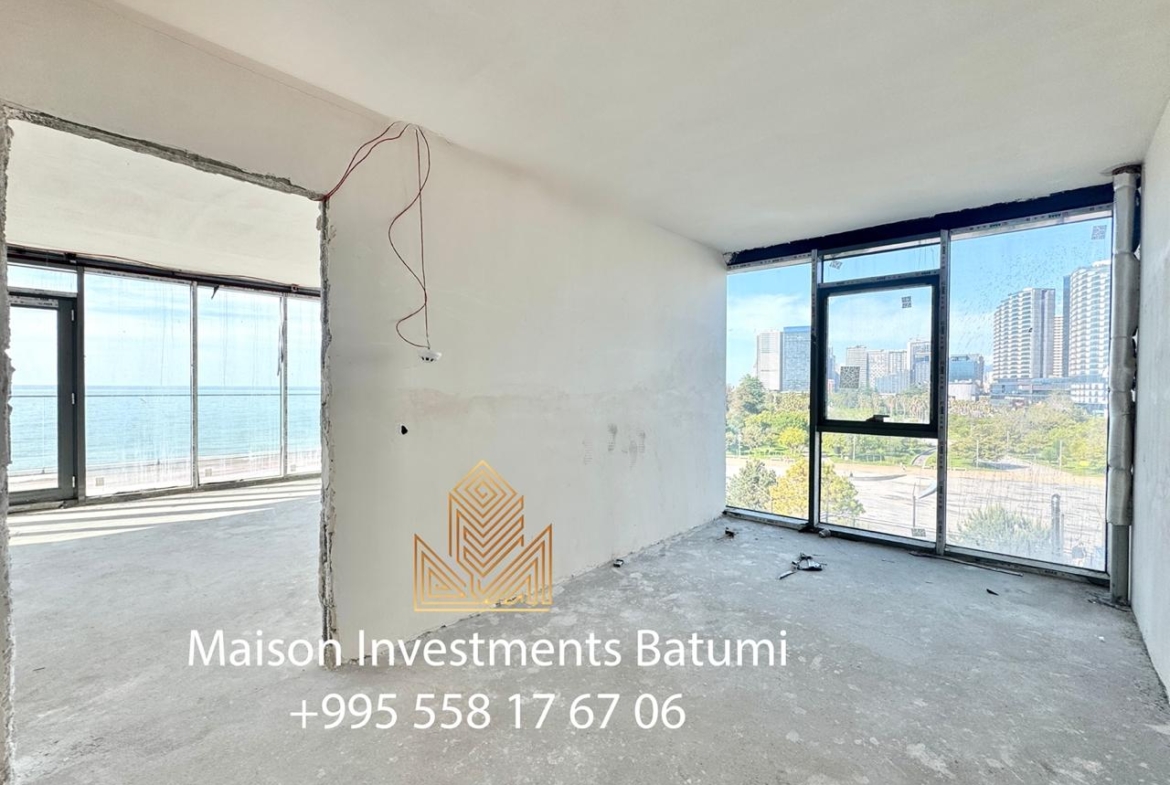 Three room apartment for sale in Batumi view