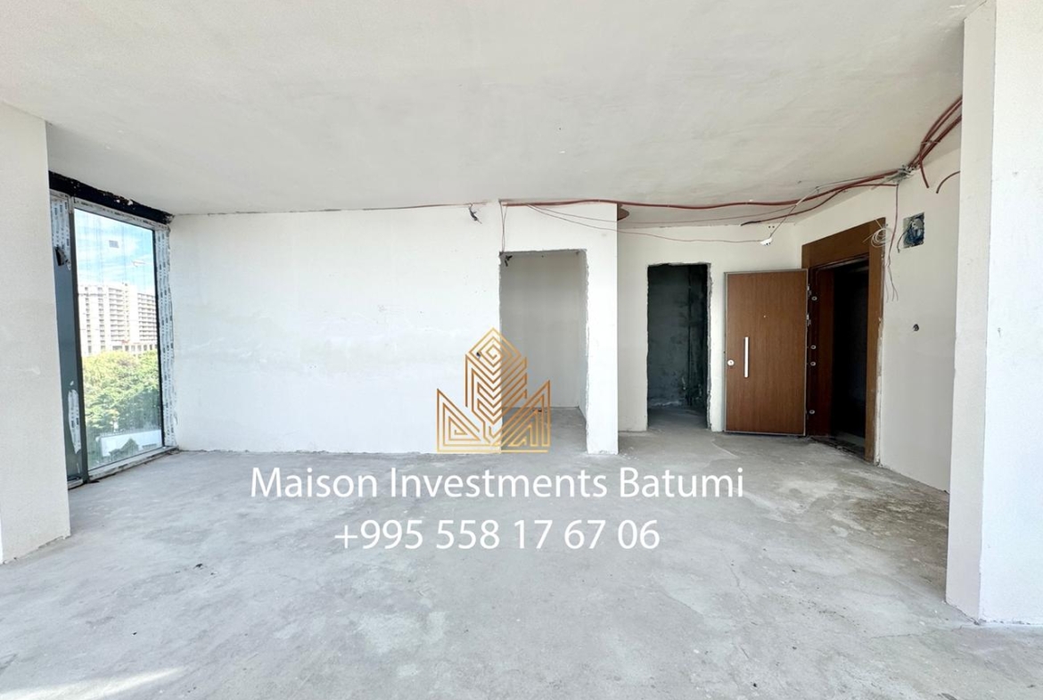 Three room apartment for sale in Batumi view