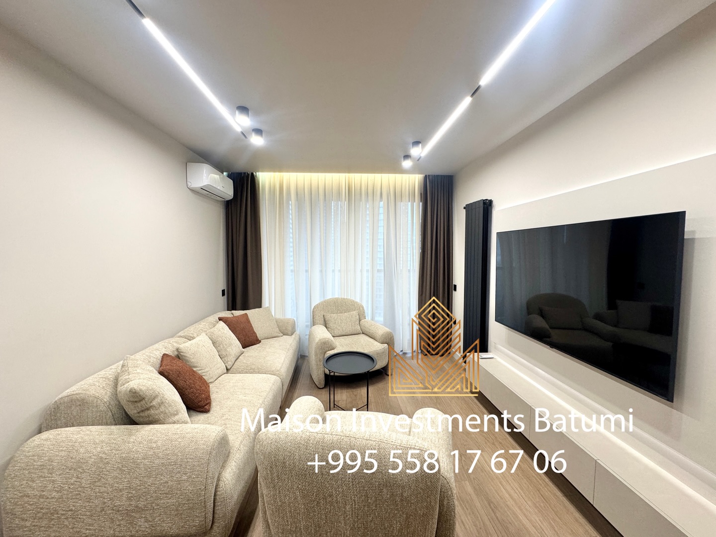 Three room apartment in Blue Sky Tower
