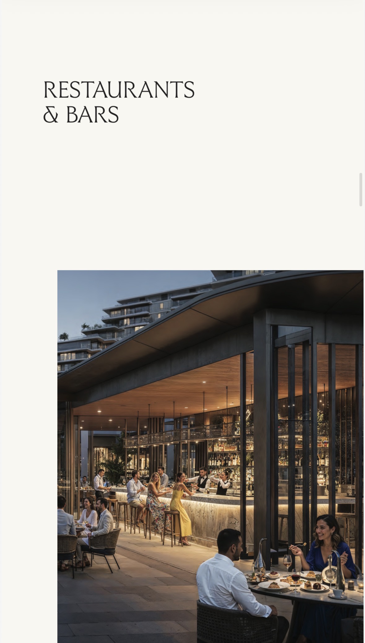 Screenshot Eagle hills by Emaar, Gonio Yachts & Marina