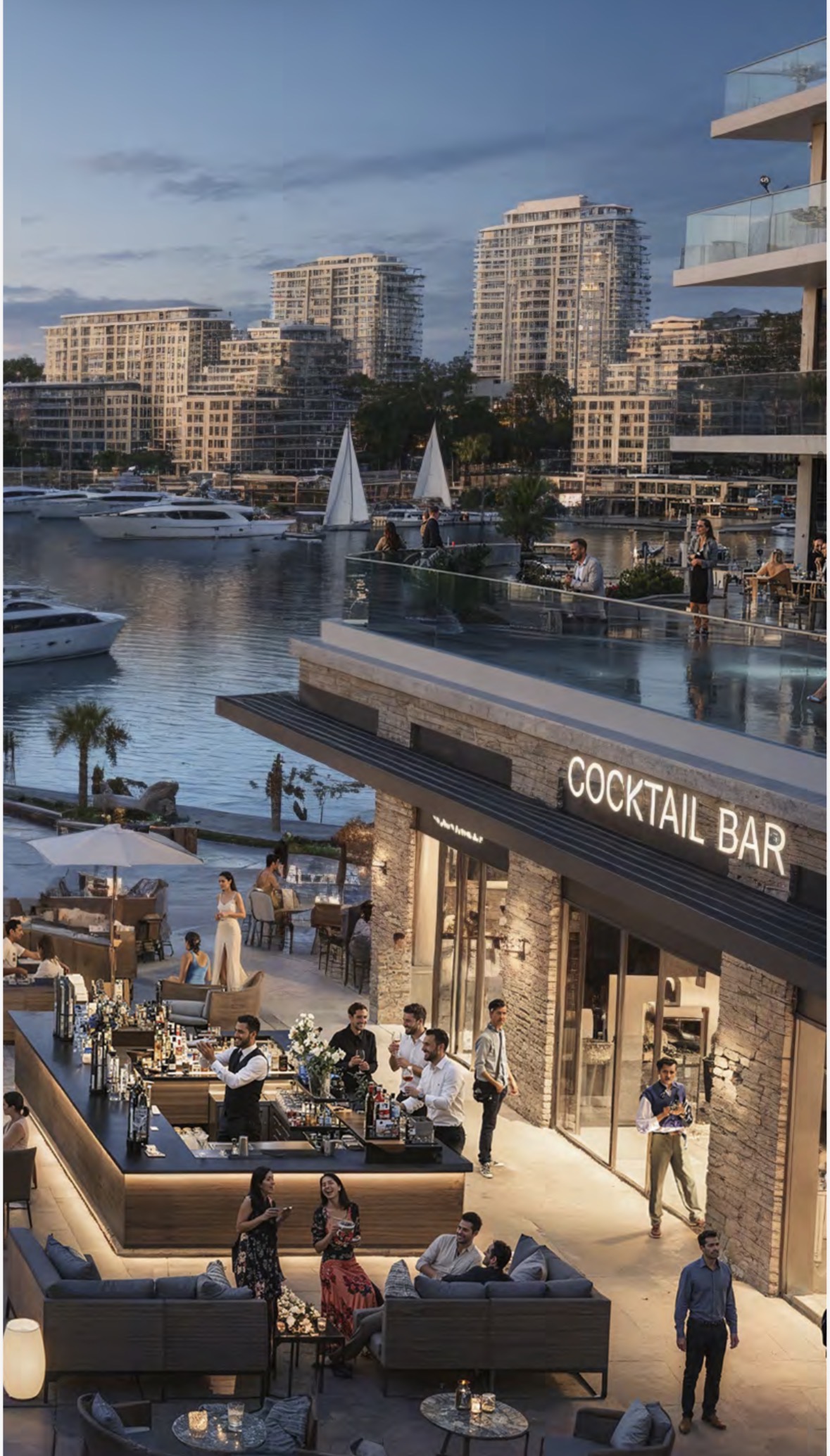 Screenshot Eagle hills by Emaar, Gonio Yachts & Marina