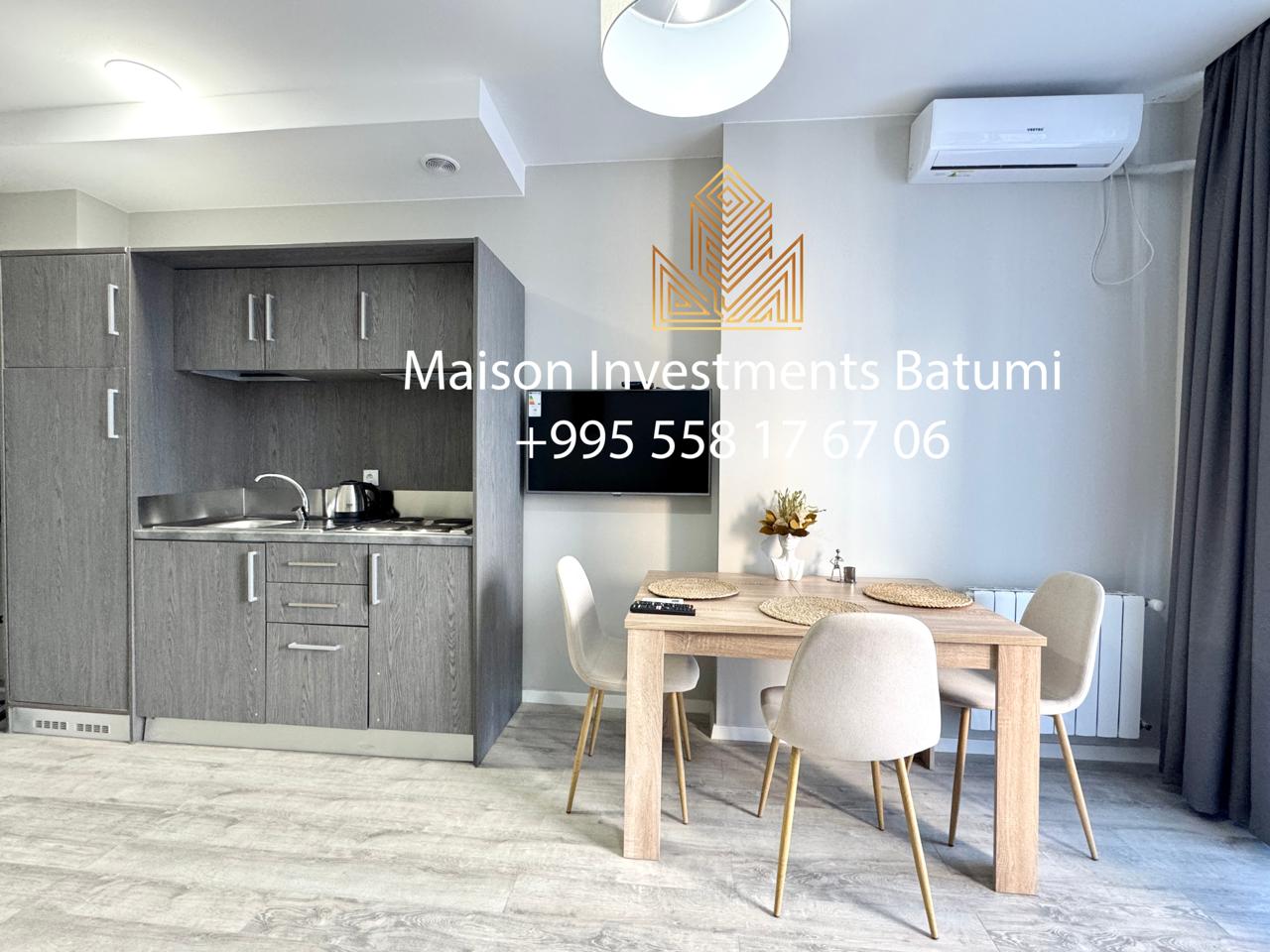 Two room apartment in Komunna Tower