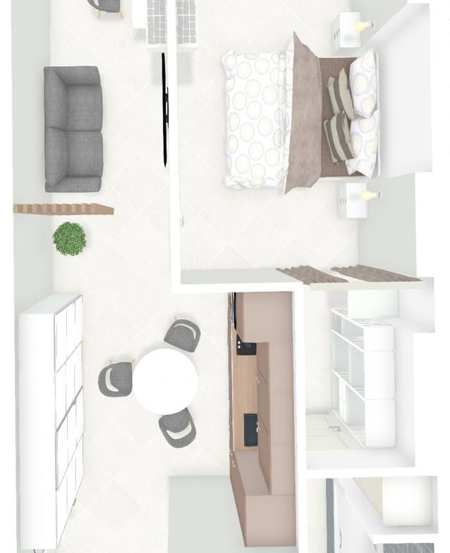 Two room apartment in White House
