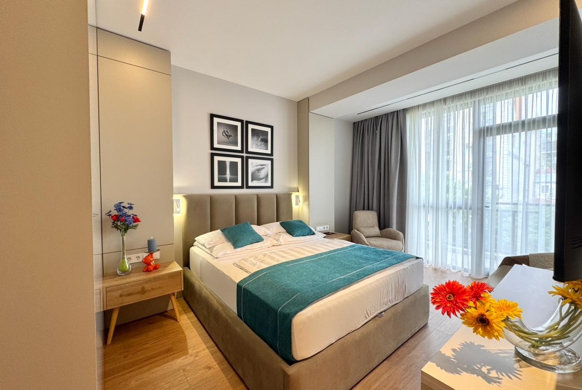 Three room apartment on the European Square in Batumi
