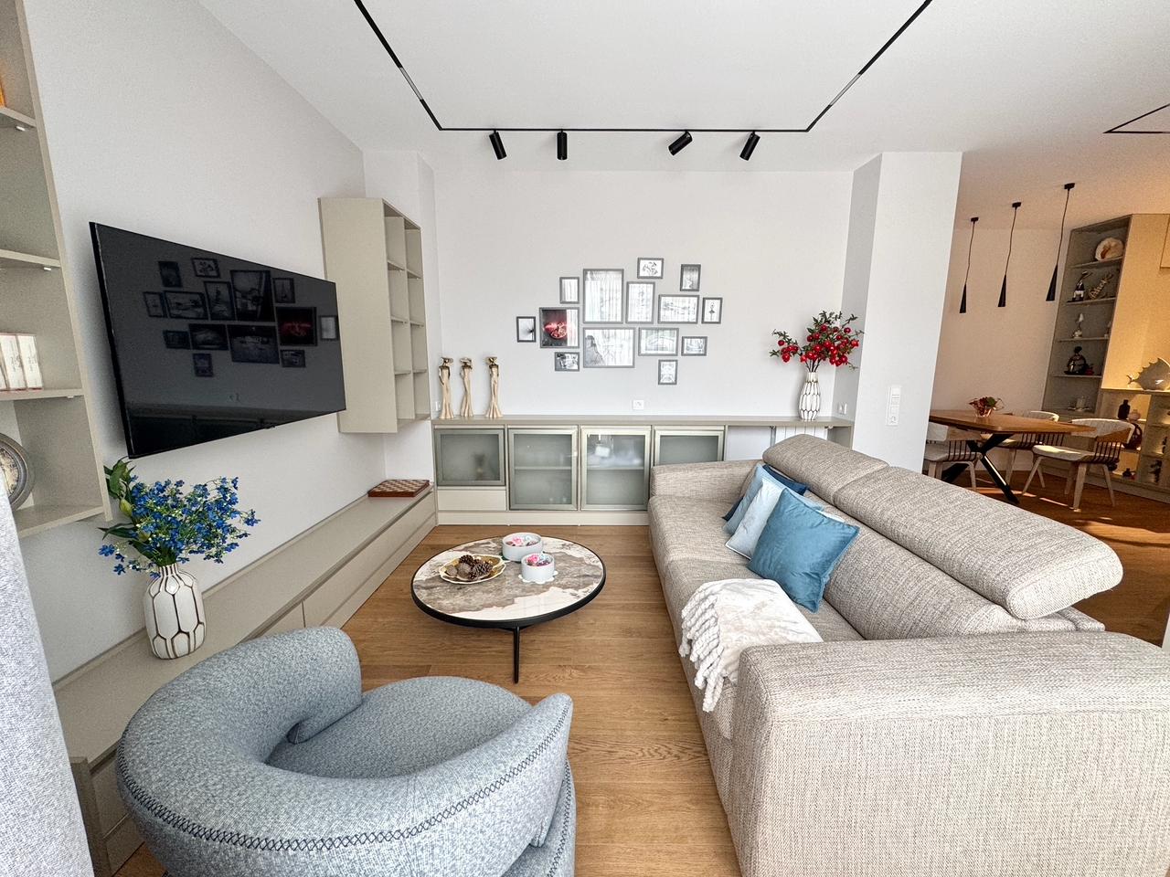 Three room apartment on the European Square in Batumi