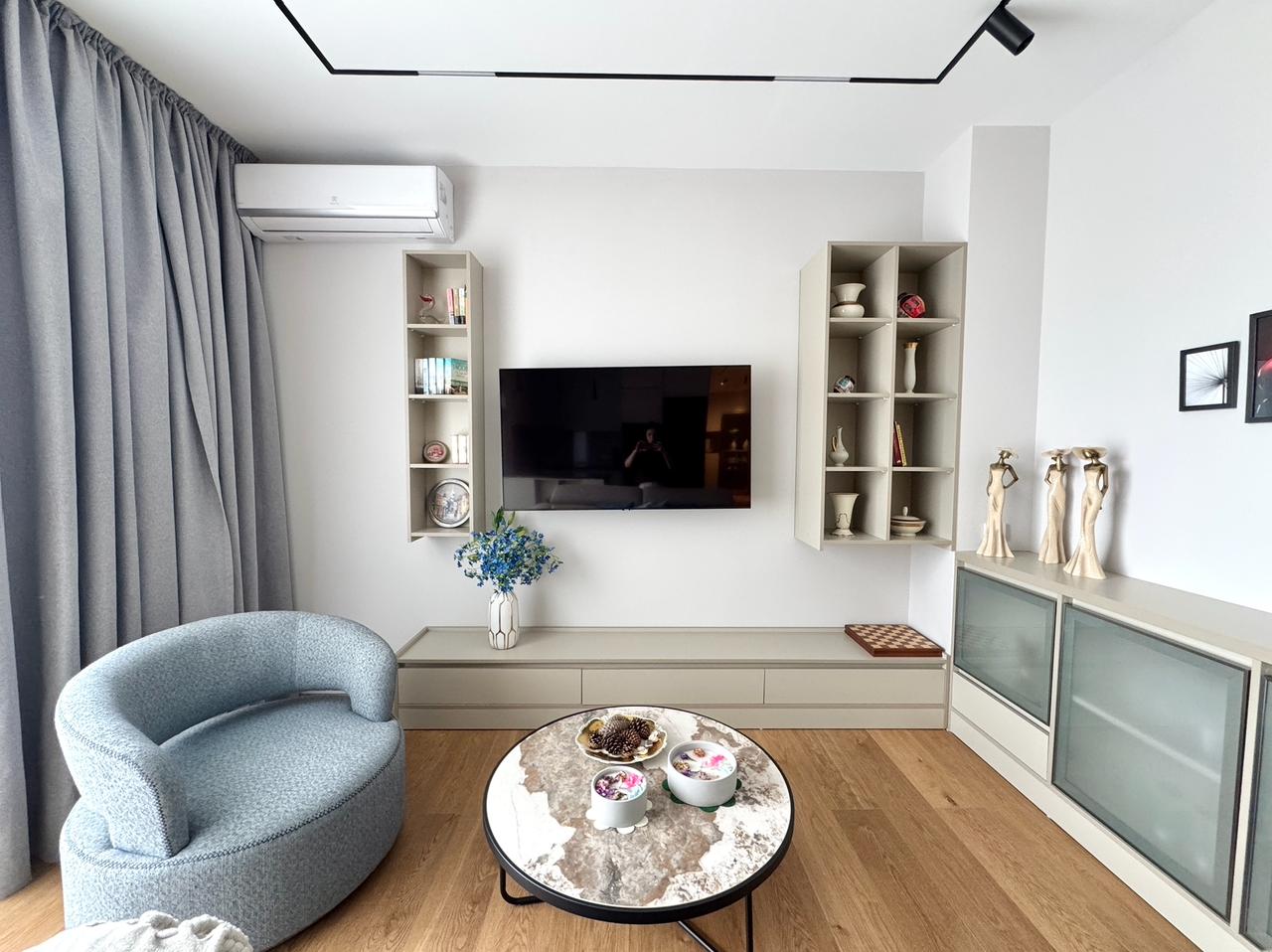 Three room apartment on the European Square in Batumi