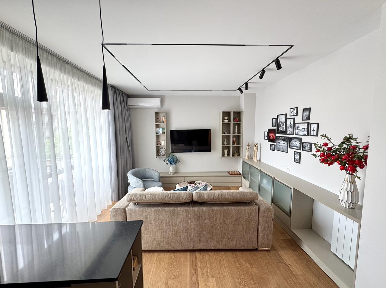 Three room apartment on the European Square in Batumi