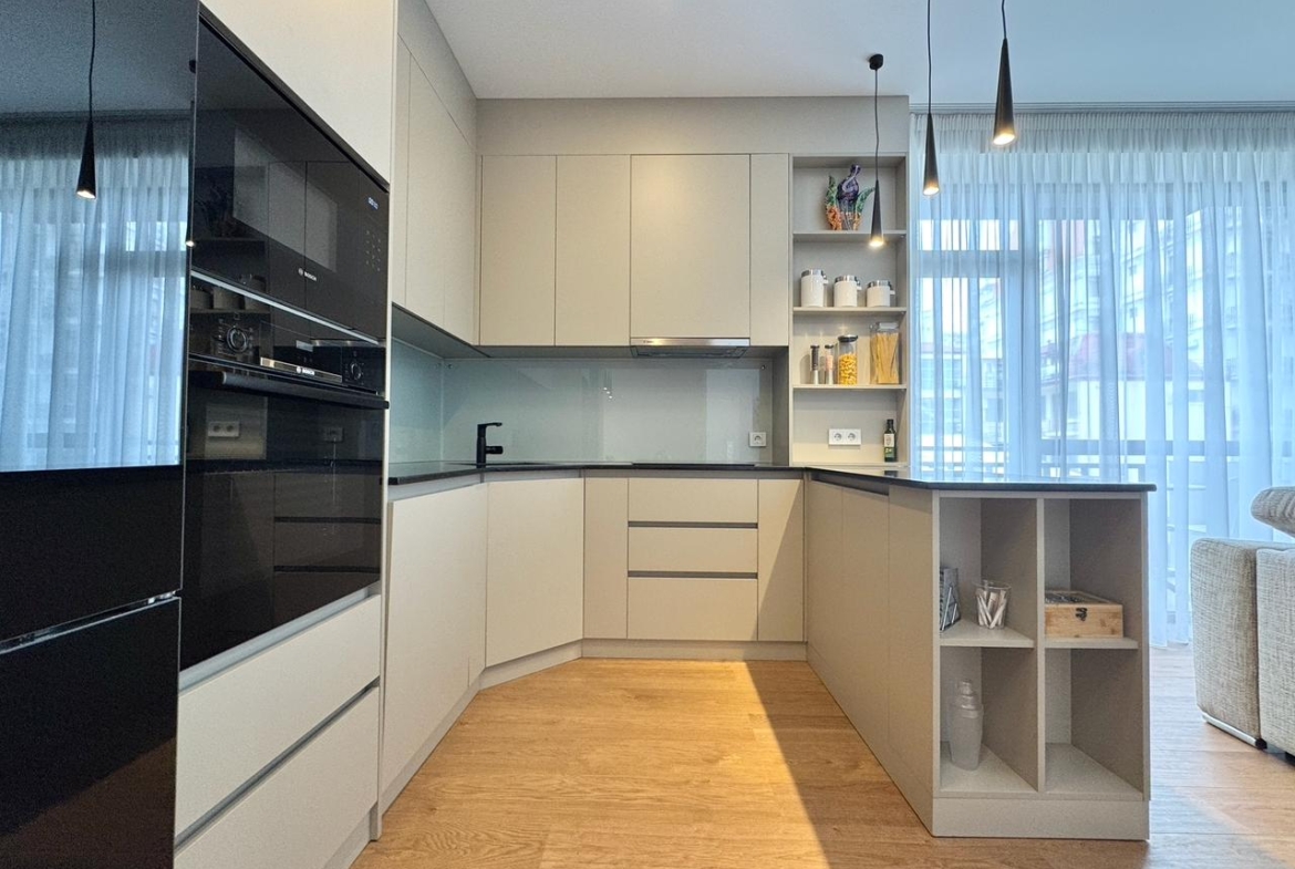 Three room apartment on the European Square in Batumi